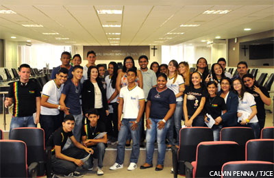 Projeto “Justiça e Cidadania” promove visita de estudantes ao TJCE