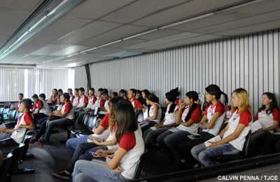 Alunos da rede municipal de ensino visitam o Tribunal de Justiça do Ceará