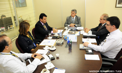 TJCE realiza reunião com Banco do Brasil para tratar sobre melhorias nos caixas eletrônicos