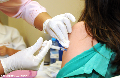 TJCE inicia campanha de imunização de servidores contra gripe e hepatite B