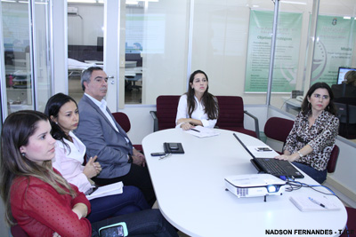 Secretaria de Planejamento do TJCE recebe visita de auditora do Prêmio Innovare