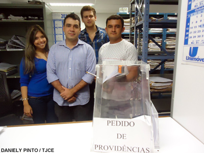 3ª Vara Cível disponibiliza urna para facilitar comunicação com o público