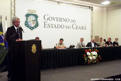 Presidente do TJCE ministra aula inaugural para candidatos a inspetor da Polícia Civil