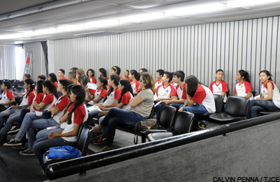 Tribunal de Justiça recebe visita de alunos de escolas da rede pública municipal