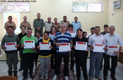 Assistência Militar do TJCE forma Brigada de Incêndio na Comarca de Tianguá