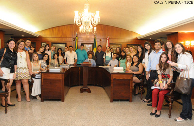 Tribunal de Justiça recebe visita de estudantes de Direito da FA7