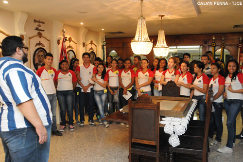 Estudantes da rede pública  visitam o Tribunal de Justiça