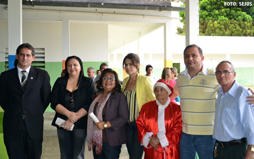 Juízes visitam Instituto Stênio Gomes para lançar projeto de ressocialização dos internos