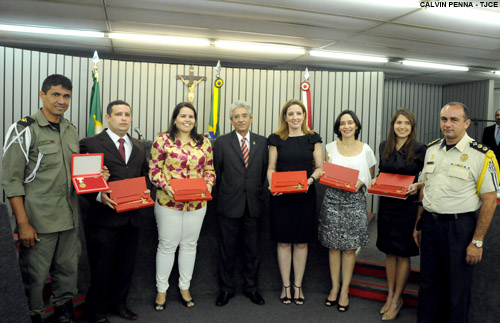 8ª Seção de Bombeiros promove  homenagens durante solenidade no TJCE