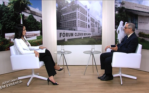 “Judiciário em Evidência” entrevista o vice-presidente do TJCE e o corregedor-geral