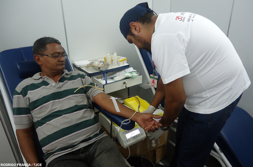 Campanha para doação de sangue e cadastro  de medula retorna ao Fórum Clóvis Beviláqua