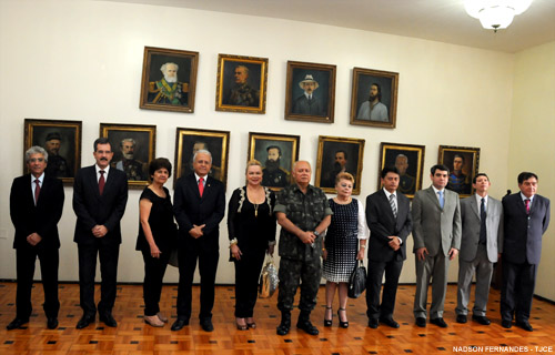 Presidente do TJCE participa de palestra na 10ª Região Militar