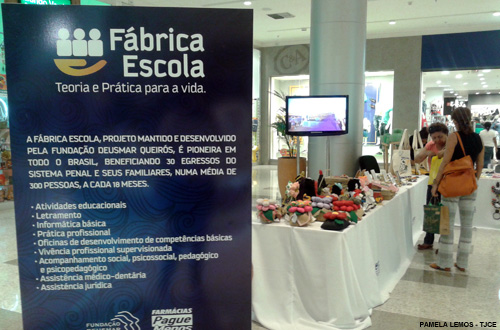 Artesanato produzido por egressos do sistema carcerário ganha exposição no Shopping Parangaba