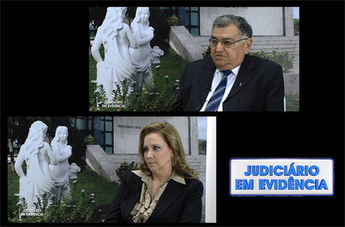 Desembargador Suenon Mota e juíza Andréa Delfino participam do programa “Judiciário em Evidência”