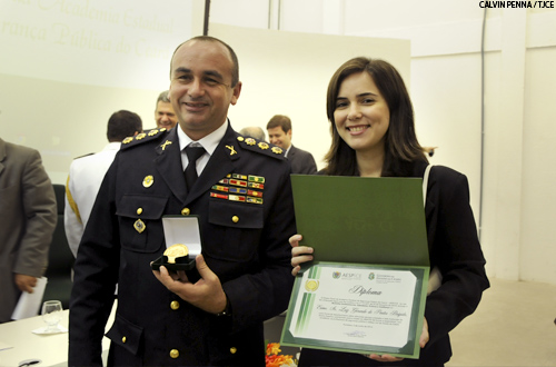 Desembargador Gerardo Brígido é homenageado  pela Academia Estadual de Segurança Pública