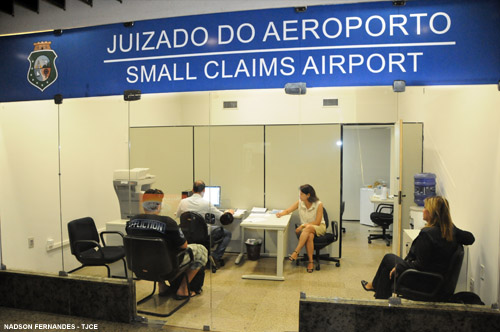Plantão Judiciário no Aeroporto Pinto Martins realiza 132 atendimentos