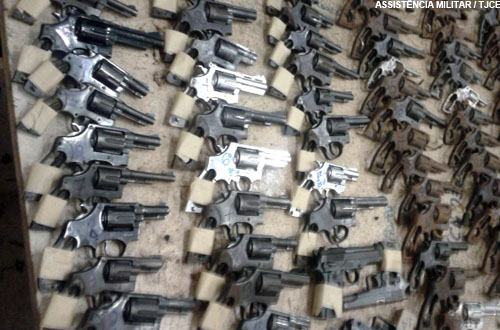 Tribunal de Justiça encaminha mais de 5 mil armas para incineração nesta quarta-feira